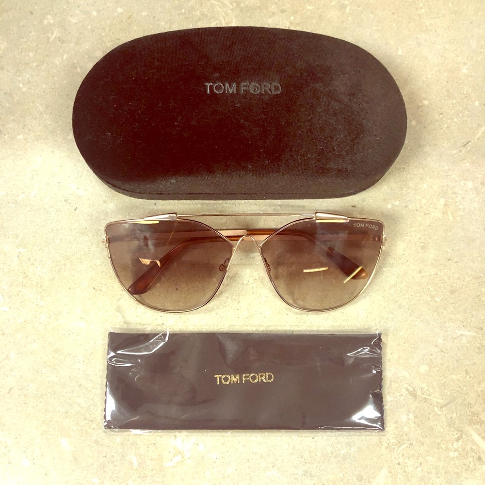 Tom Ford Gold Sunglasses - NWOT